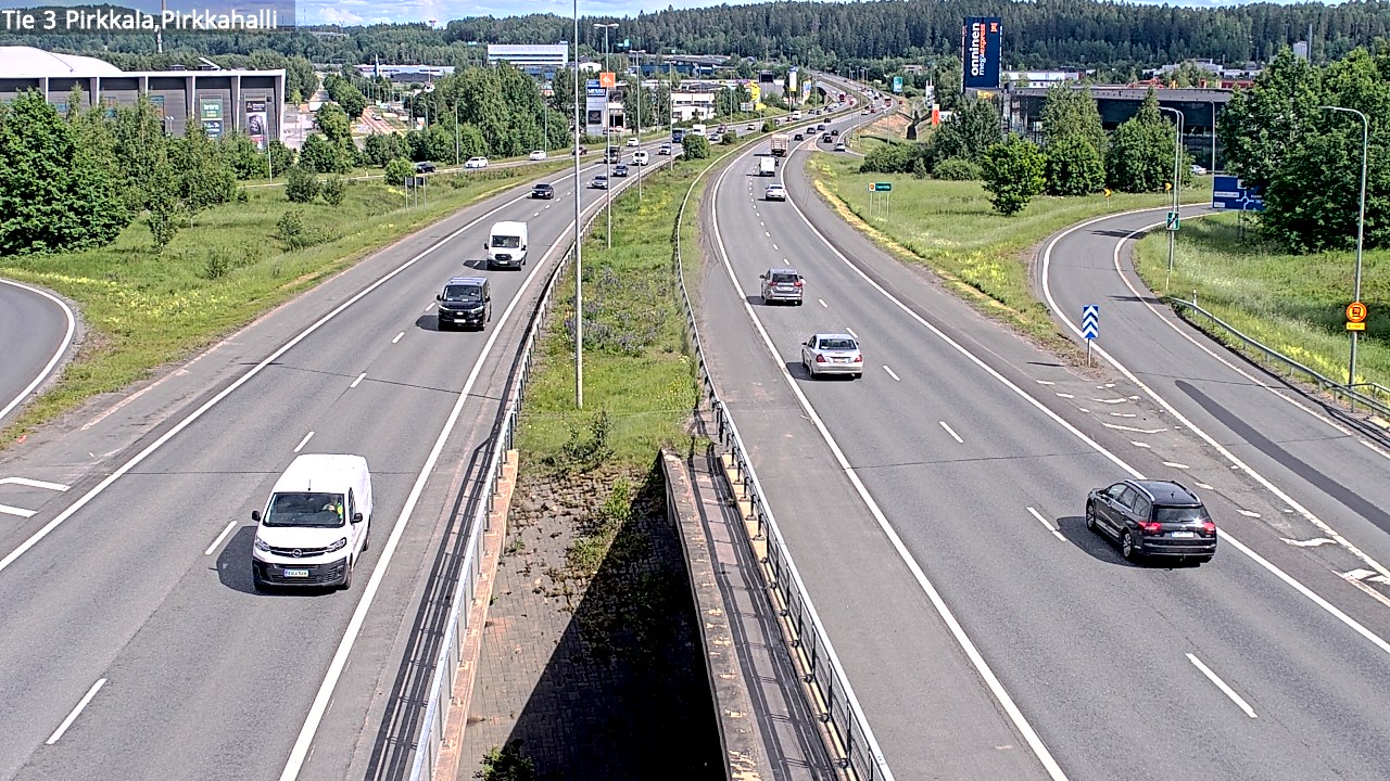 Kelikamerat Kuva Tie 3 Pirkkala, Pirkkahalli, Pirkkala, Pirkanmaa