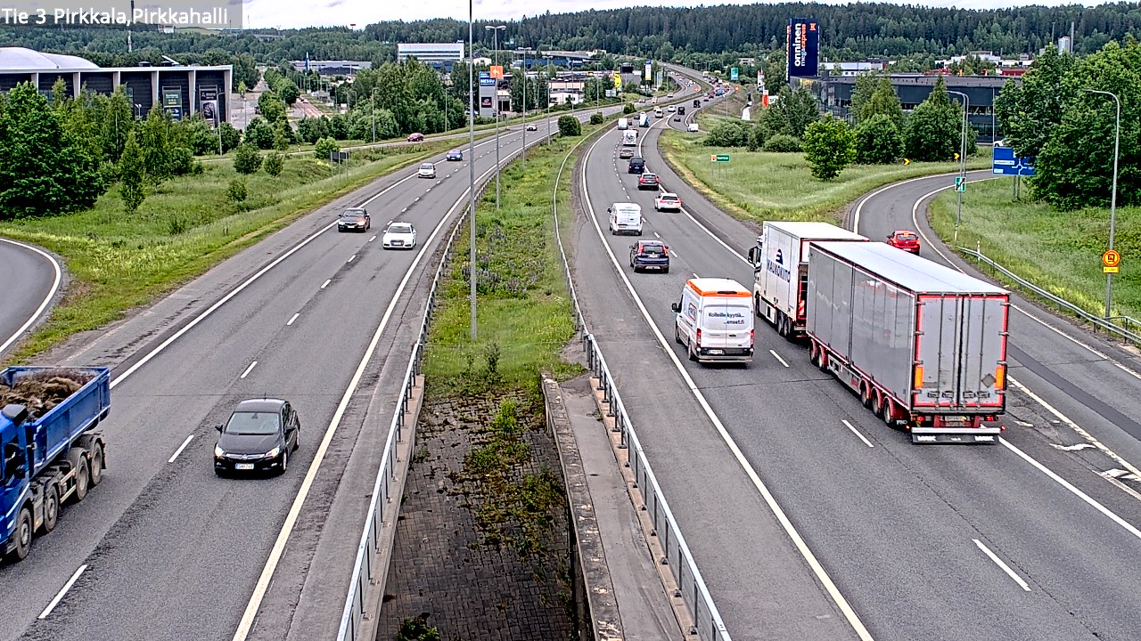 Kelikamerat Kuva Tie 3 Pirkkala, Pirkkahalli, Pirkkala, Pirkanmaa
