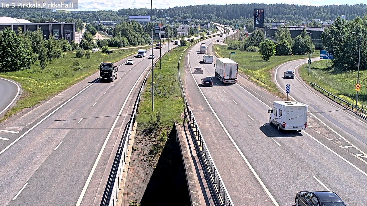 Kelikamerat Kuva Tie 3 Pirkkala, Pirkkahalli, Pirkkala, Pirkanmaa