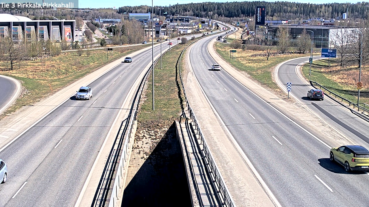 Weather Camera Image Road 3 Pirkkala, Pirkkahalli, Pirkkala, Pirkanmaa