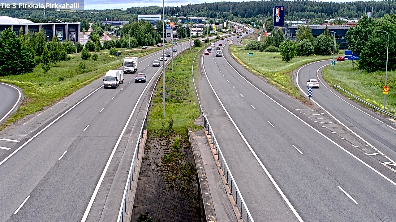 Weather Camera Image Väg 3 Birkala, Pirkkahalli, Pirkkala, Pirkanmaa