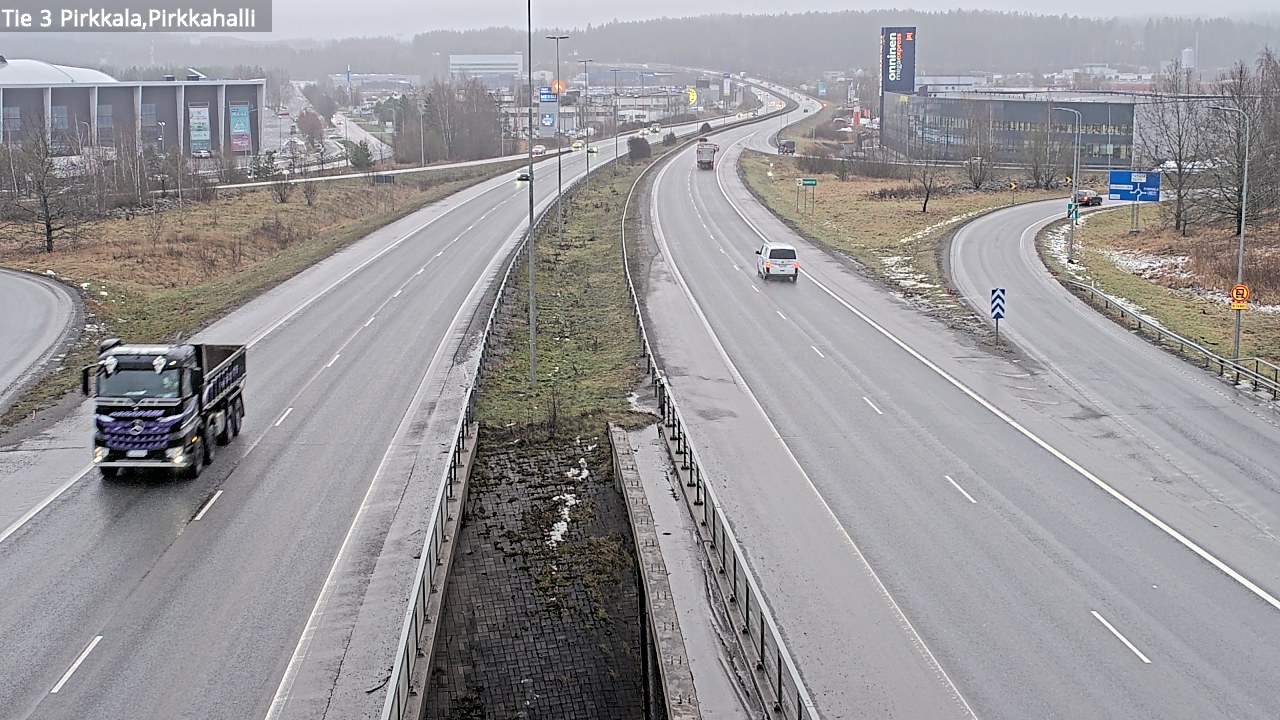 Weather Camera Image Väg 3 Birkala, Pirkkahalli, Pirkkala, Pirkanmaa