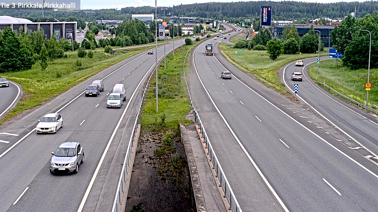 Kelikamerat Kuva Tie 3 Pirkkala, Pirkkahalli, Pirkkala, Pirkanmaa