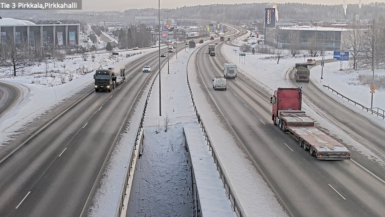 Weather Camera Image Väg 3 Birkala, Pirkkahalli, Pirkkala, Pirkanmaa