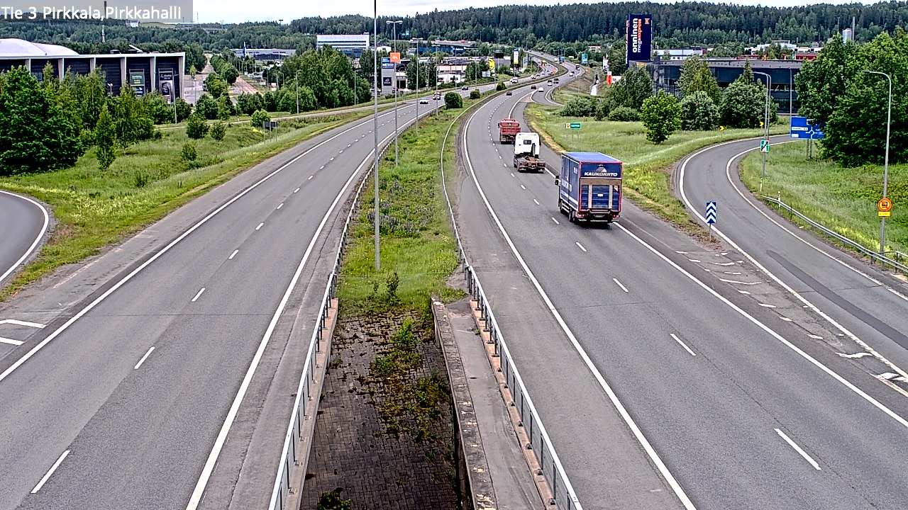 Weather Camera Image Väg 3 Birkala, Pirkkahalli, Pirkkala, Pirkanmaa