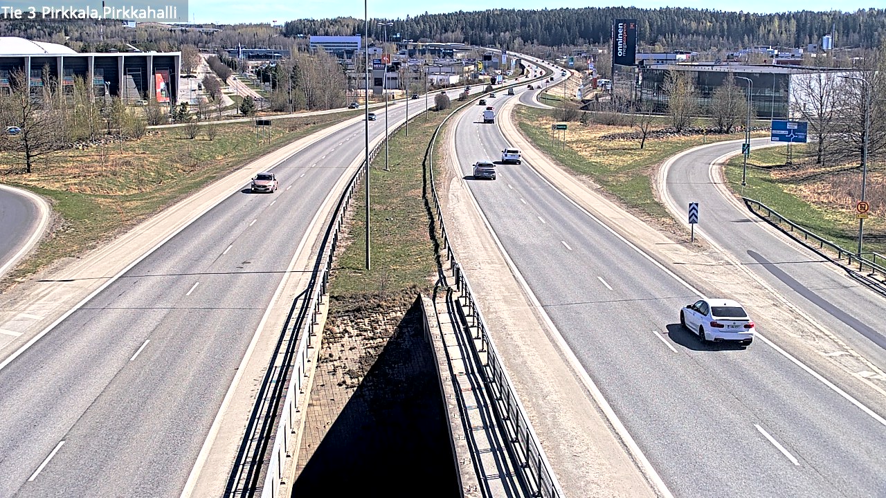 Weather Camera Image Road 3 Pirkkala, Pirkkahalli, Pirkkala, Pirkanmaa