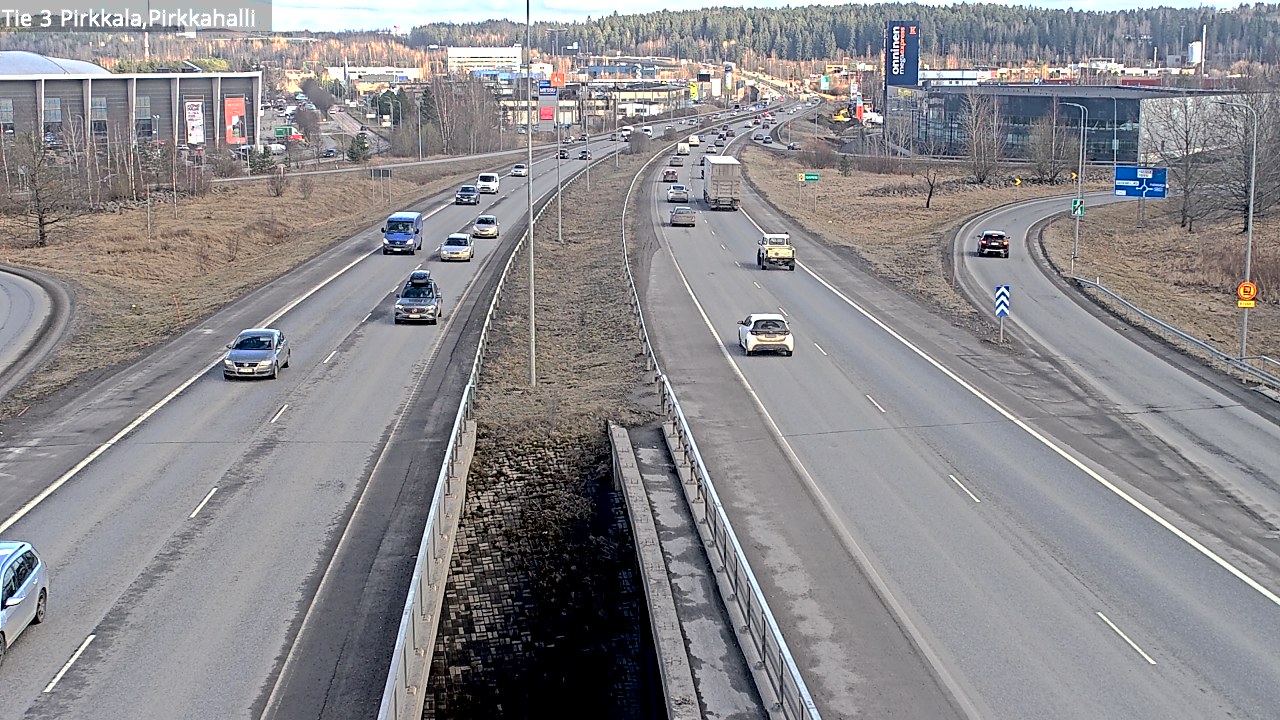 Weather Camera Image Väg 3 Birkala, Pirkkahalli, Pirkkala, Pirkanmaa