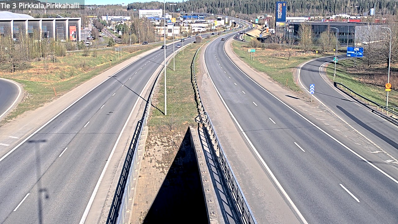 Weather Camera Image Road 3 Pirkkala, Pirkkahalli, Pirkkala, Pirkanmaa