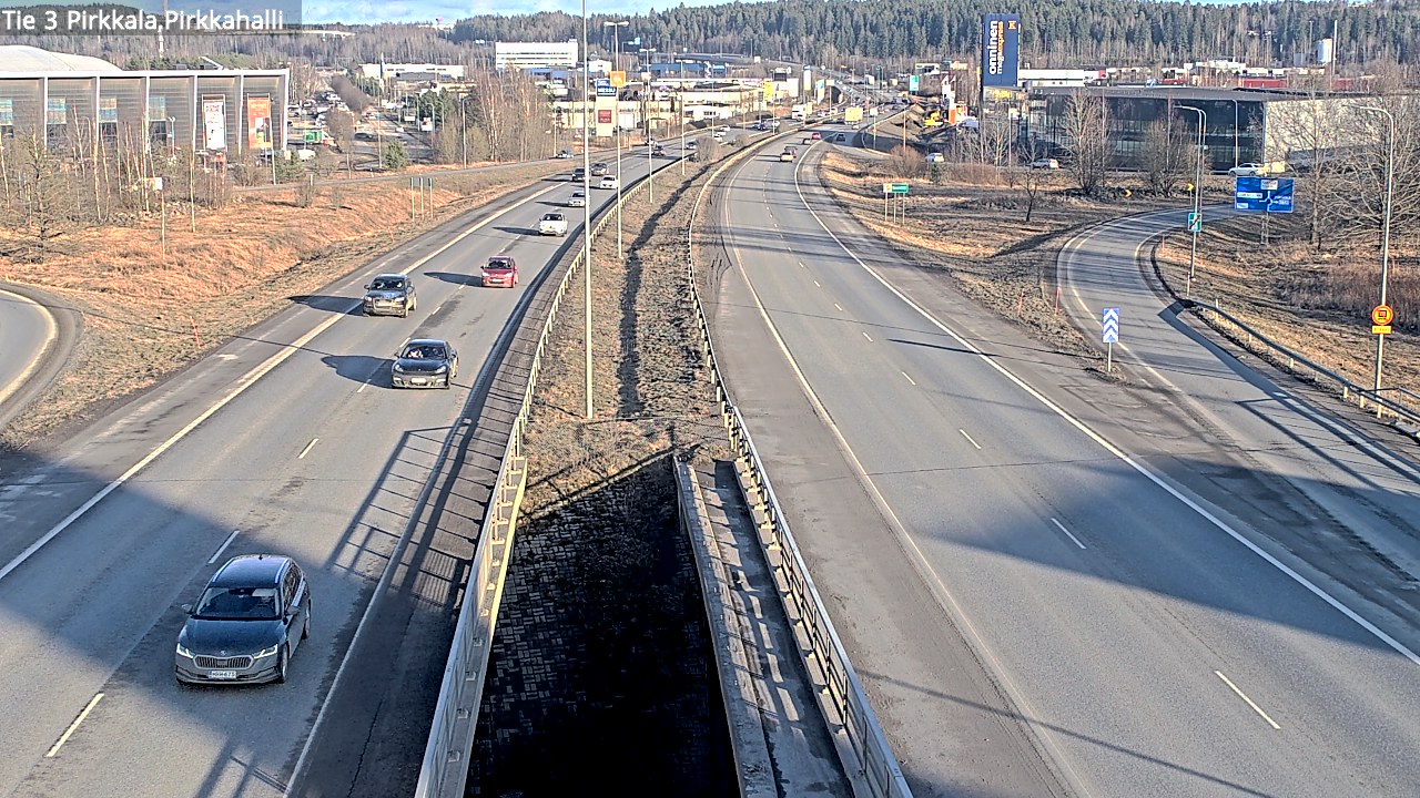 Weather Camera Image Väg 3 Birkala, Pirkkahalli, Pirkkala, Pirkanmaa