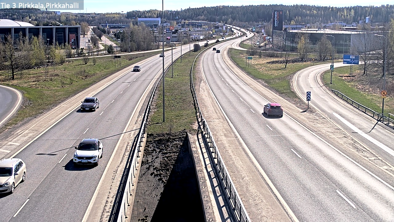 Weather Camera Image Road 3 Pirkkala, Pirkkahalli, Pirkkala, Pirkanmaa
