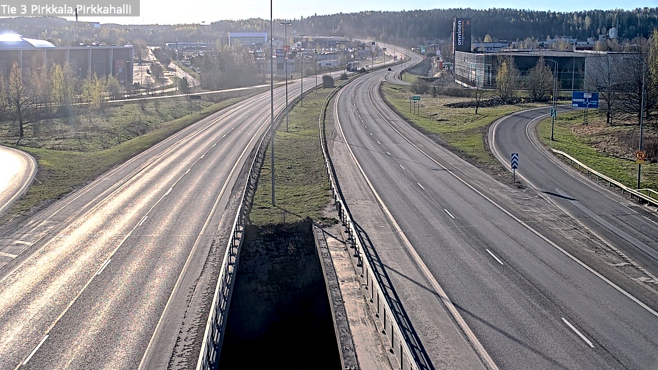 Weather Camera Image Road 3 Pirkkala, Pirkkahalli, Pirkkala, Pirkanmaa