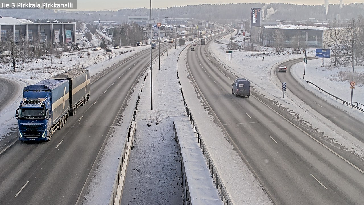 Weather Camera Image Väg 3 Birkala, Pirkkahalli, Pirkkala, Pirkanmaa
