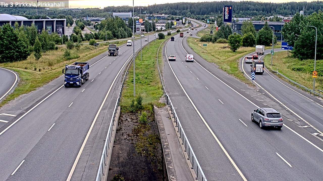 Weather Camera Image Väg 3 Birkala, Pirkkahalli, Pirkkala, Pirkanmaa