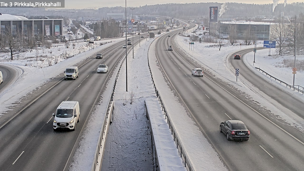 Weather Camera Image Väg 3 Birkala, Pirkkahalli, Pirkkala, Pirkanmaa
