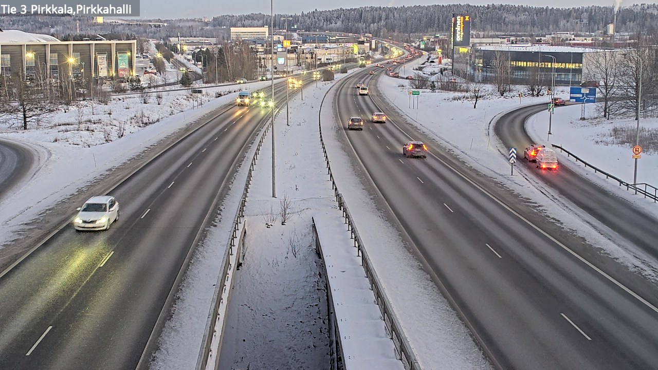 Weather Camera Image Road 3 Pirkkala, Pirkkahalli, Pirkkala, Pirkanmaa
