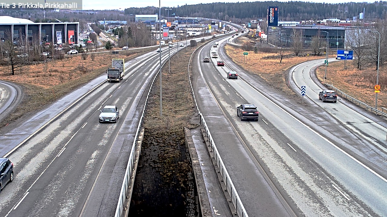 Weather Camera Image Väg 3 Birkala, Pirkkahalli, Pirkkala, Pirkanmaa