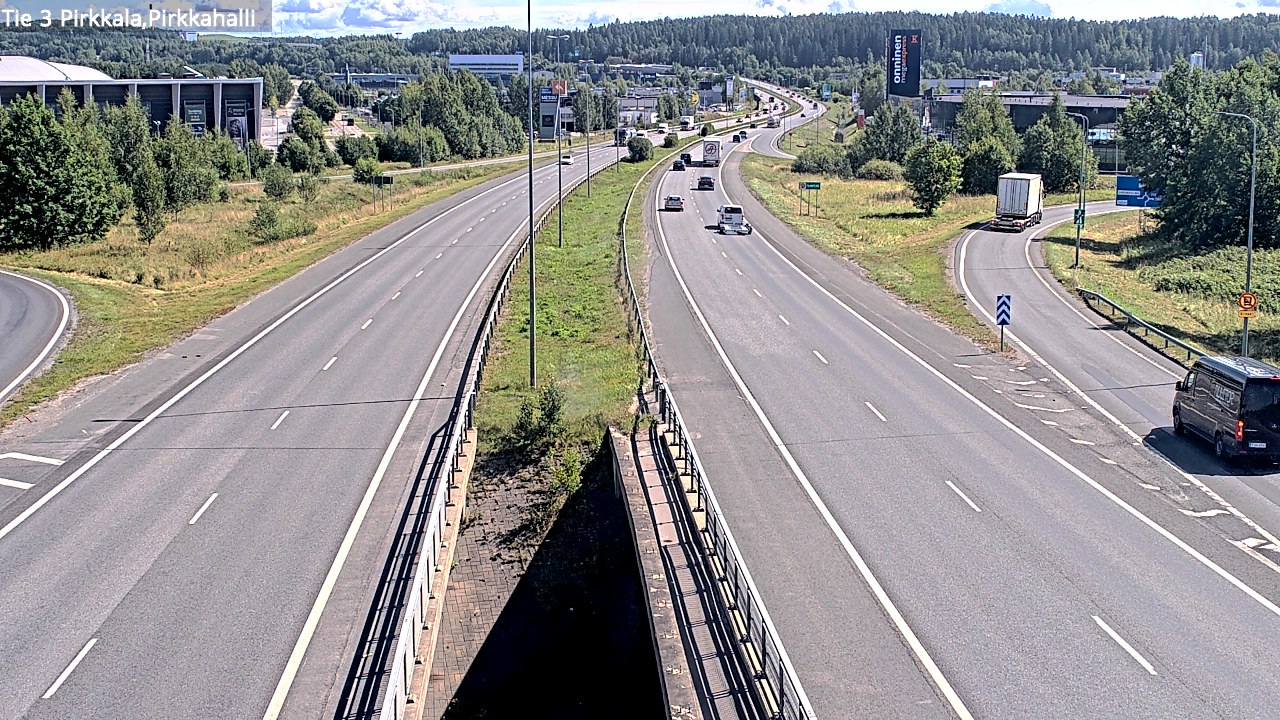 Weather Camera Image Väg 3 Birkala, Pirkkahalli, Pirkkala, Pirkanmaa