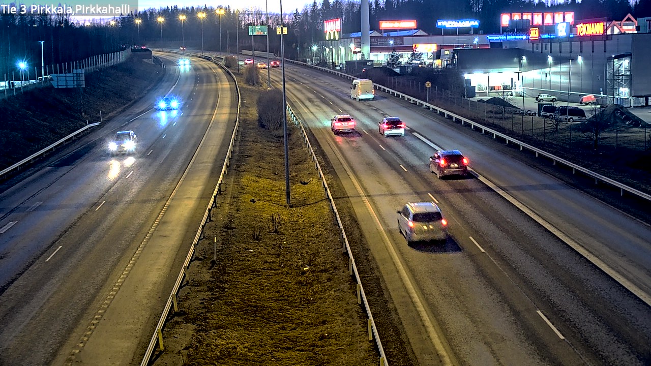 Weather Camera Image Road 3 Pirkkala, Pirkkahalli, Pirkkala, Pirkanmaa