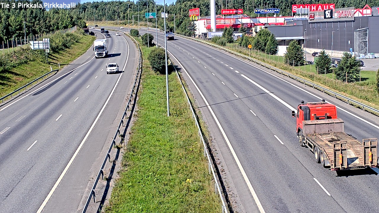 Kelikamerat Kuva Tie 3 Pirkkala, Pirkkahalli, Pirkkala, Pirkanmaa