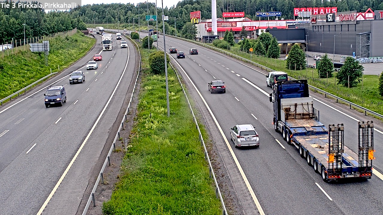 Kelikamerat Kuva Tie 3 Pirkkala, Pirkkahalli, Pirkkala, Pirkanmaa