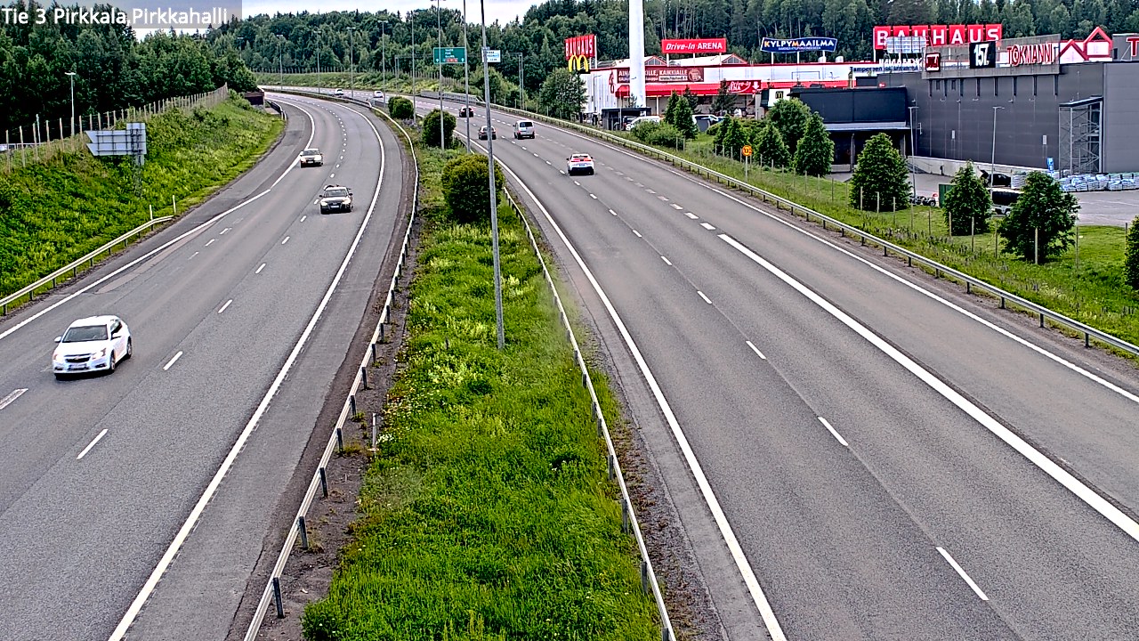 Kelikamerat Kuva Tie 3 Pirkkala, Pirkkahalli, Pirkkala, Pirkanmaa