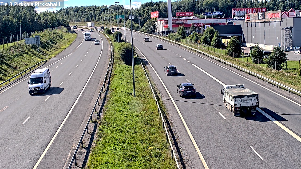 Kelikamerat Kuva Tie 3 Pirkkala, Pirkkahalli, Pirkkala, Pirkanmaa