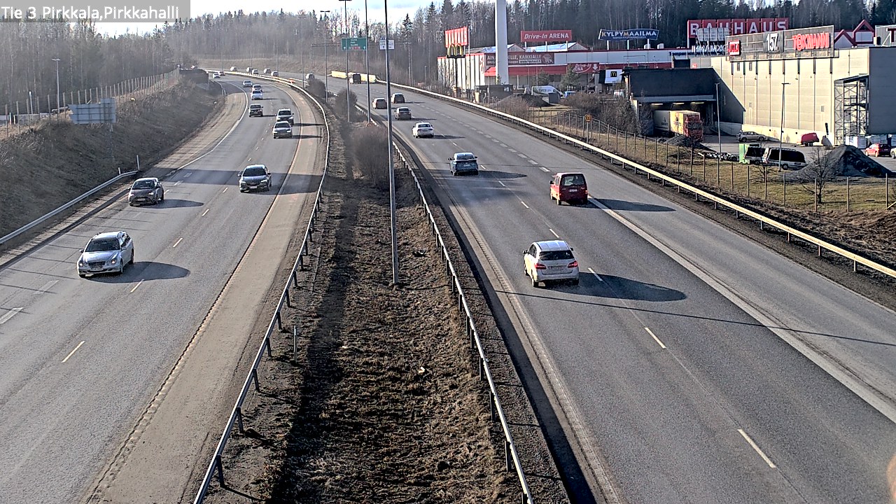 Weather Camera Image Road 3 Pirkkala, Pirkkahalli, Pirkkala, Pirkanmaa