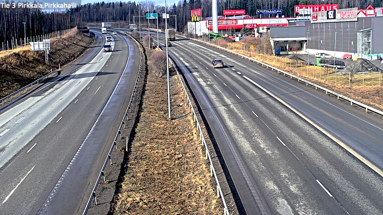 Weather Camera Image Väg 3 Birkala, Pirkkahalli, Pirkkala, Pirkanmaa