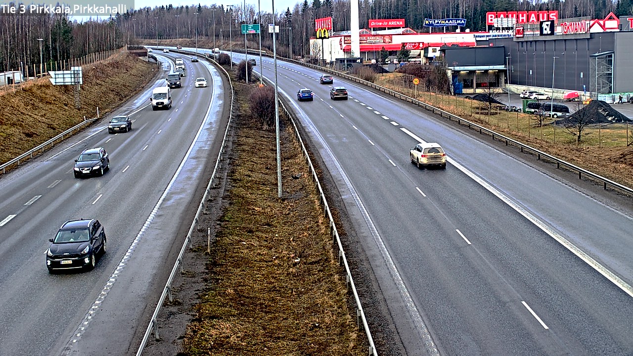 Kelikamerat Kuva Tie 3 Pirkkala, Pirkkahalli, Pirkkala, Pirkanmaa