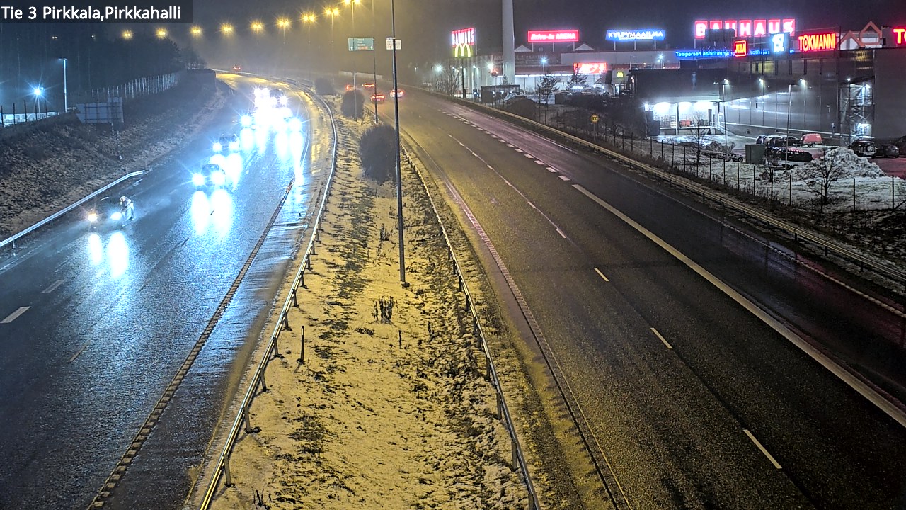 Weather Camera Image Väg 3 Birkala, Pirkkahalli, Pirkkala, Pirkanmaa