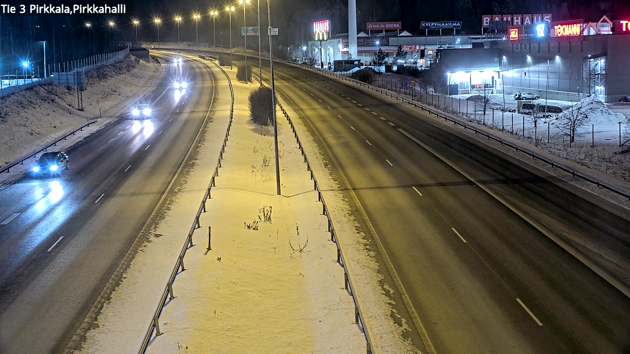 Kelikamerat Kuva Tie 3 Pirkkala, Pirkkahalli, Pirkkala, Pirkanmaa