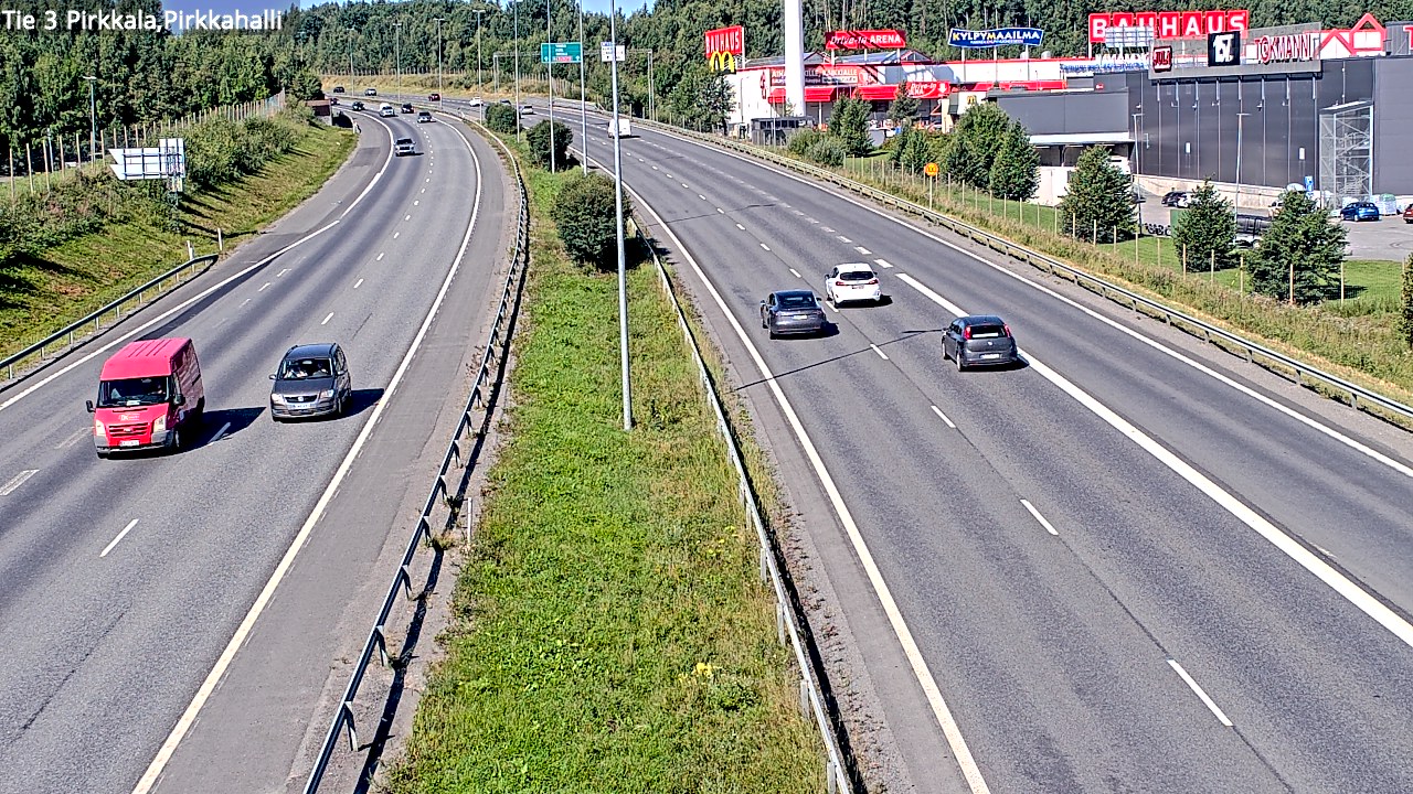 Kelikamerat Kuva Tie 3 Pirkkala, Pirkkahalli, Pirkkala, Pirkanmaa