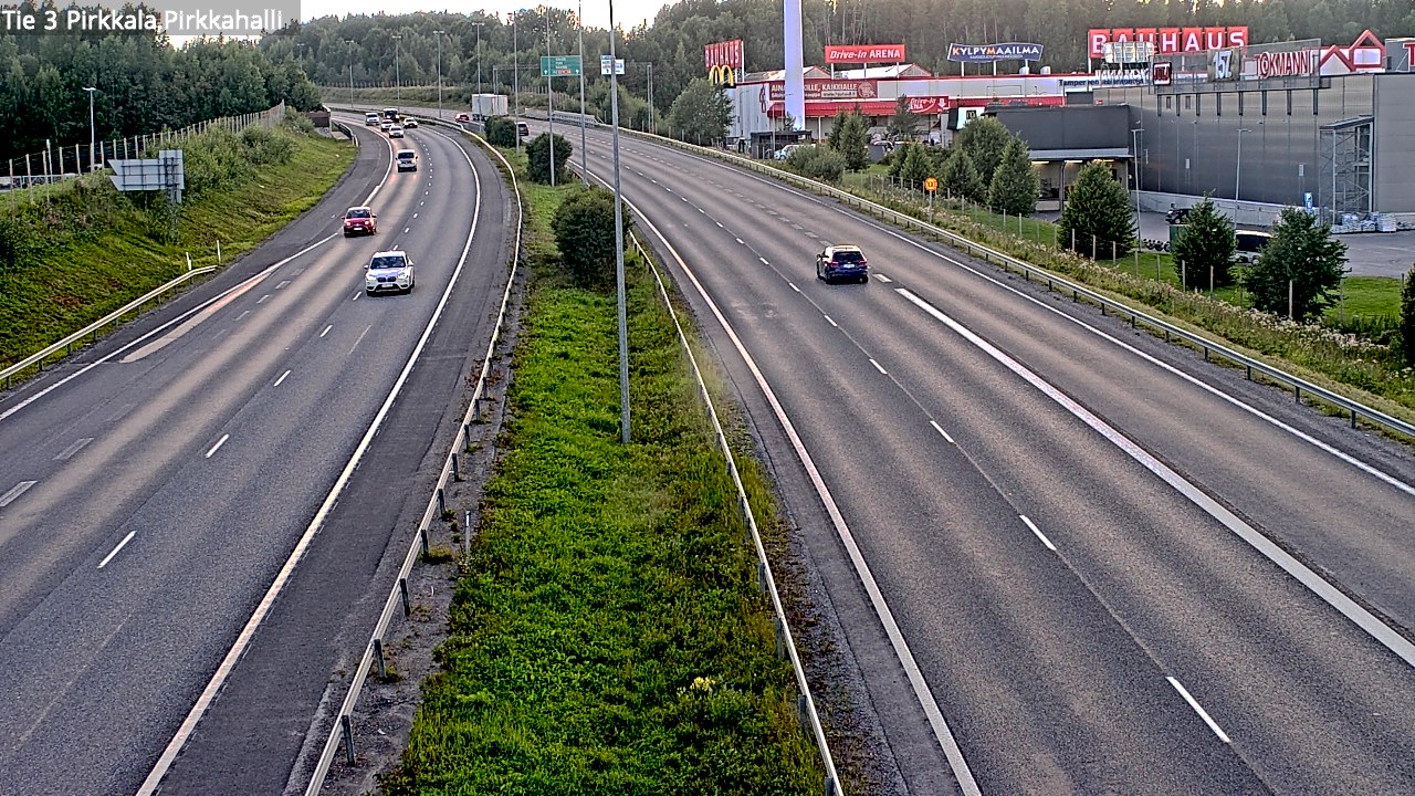 Kelikamerat Kuva Tie 3 Pirkkala, Pirkkahalli, Pirkkala, Pirkanmaa