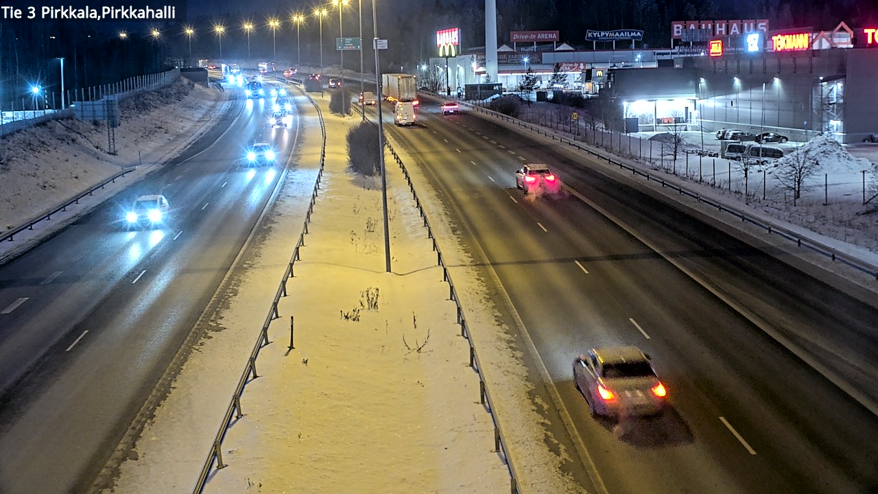 Kelikamerat Kuva Tie 3 Pirkkala, Pirkkahalli, Pirkkala, Pirkanmaa