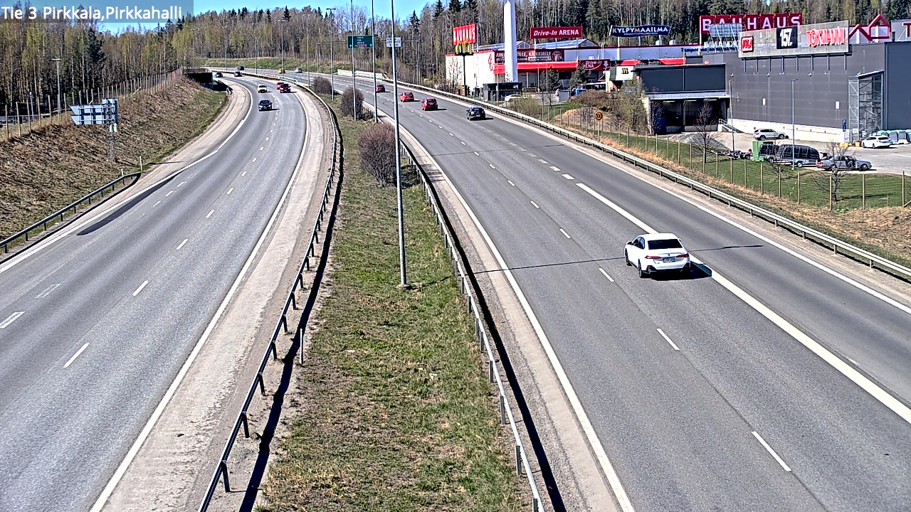 Weather Camera Image Road 3 Pirkkala, Pirkkahalli, Pirkkala, Pirkanmaa