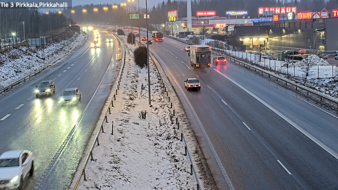 Weather Camera Image Väg 3 Birkala, Pirkkahalli, Pirkkala, Pirkanmaa