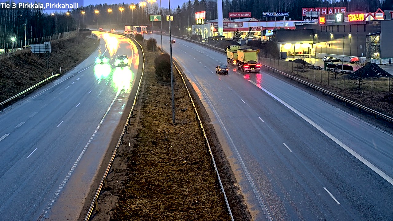 Kelikamerat Kuva Tie 3 Pirkkala, Pirkkahalli, Pirkkala, Pirkanmaa