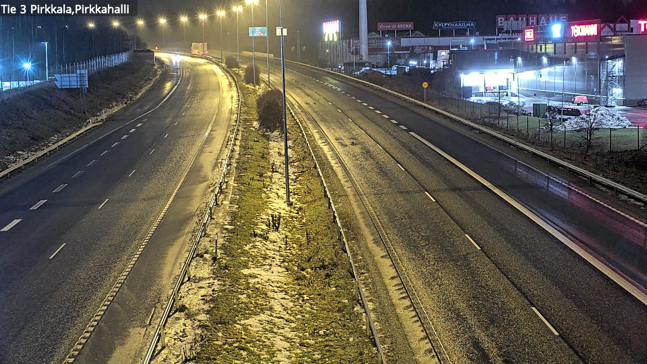 Weather Camera Image Väg 3 Birkala, Pirkkahalli, Pirkkala, Pirkanmaa