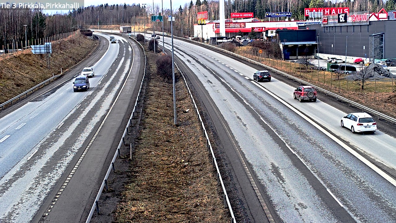 Kelikamerat Kuva Tie 3 Pirkkala, Pirkkahalli, Pirkkala, Pirkanmaa