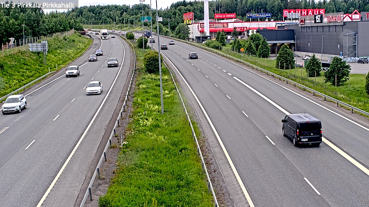Kelikamerat Kuva Tie 3 Pirkkala, Pirkkahalli, Pirkkala, Pirkanmaa