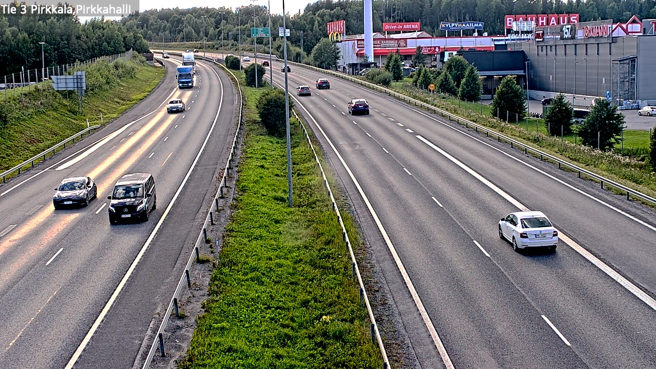 Kelikamerat Kuva Tie 3 Pirkkala, Pirkkahalli, Pirkkala, Pirkanmaa