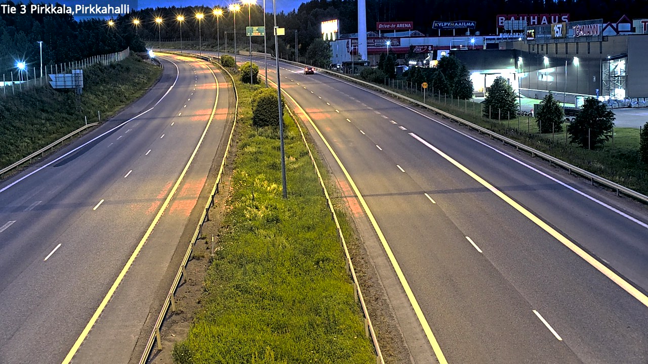 Kelikamerat Kuva Tie 3 Pirkkala, Pirkkahalli, Pirkkala, Pirkanmaa