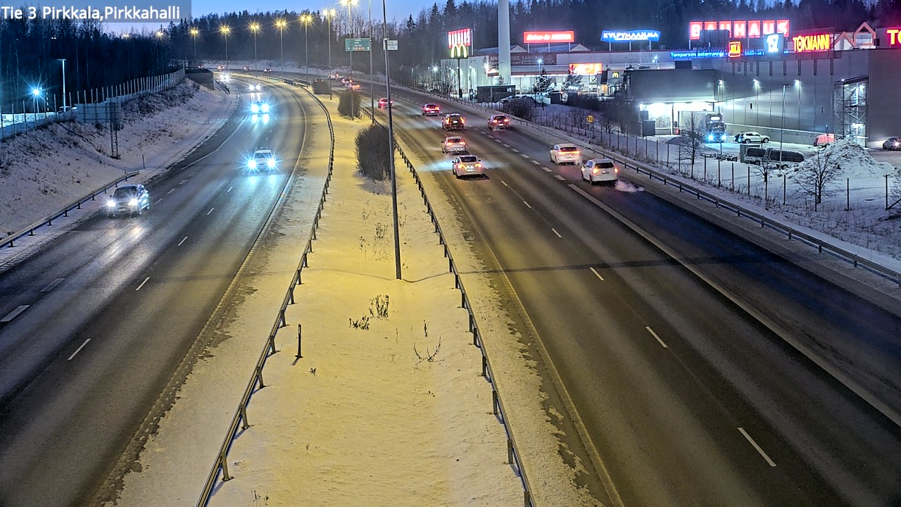 Weather Camera Image Road 3 Pirkkala, Pirkkahalli, Pirkkala, Pirkanmaa