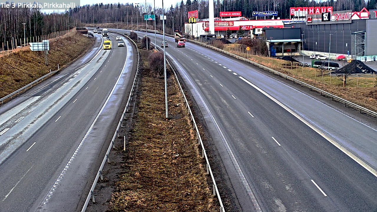 Weather Camera Image Väg 3 Birkala, Pirkkahalli, Pirkkala, Pirkanmaa