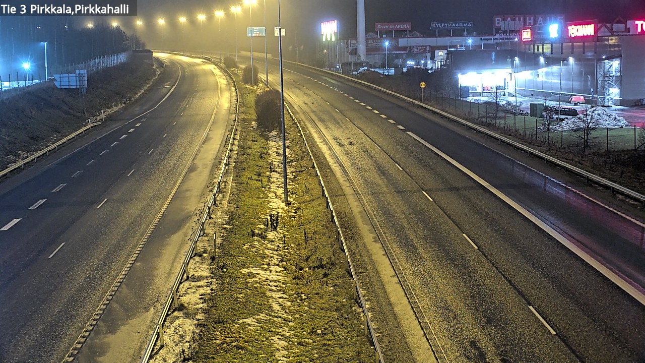Weather Camera Image Väg 3 Birkala, Pirkkahalli, Pirkkala, Pirkanmaa