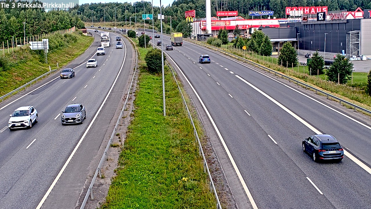 Kelikamerat Kuva Tie 3 Pirkkala, Pirkkahalli, Pirkkala, Pirkanmaa