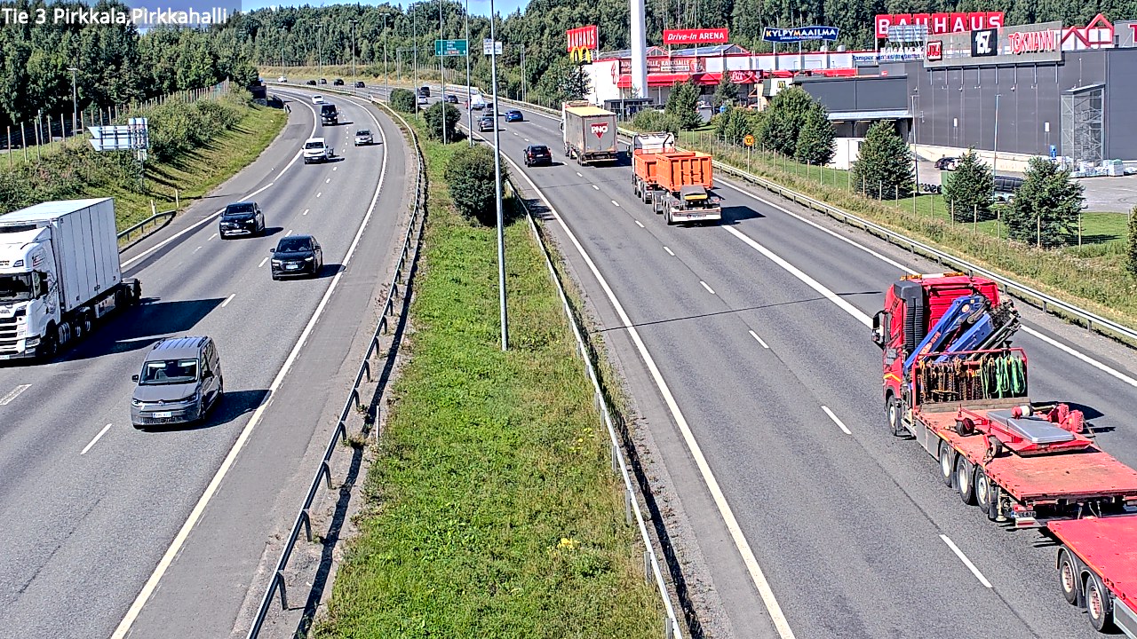 Kelikamerat Kuva Tie 3 Pirkkala, Pirkkahalli, Pirkkala, Pirkanmaa