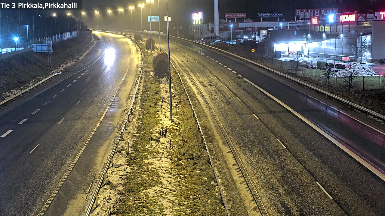 Weather Camera Image Väg 3 Birkala, Pirkkahalli, Pirkkala, Pirkanmaa