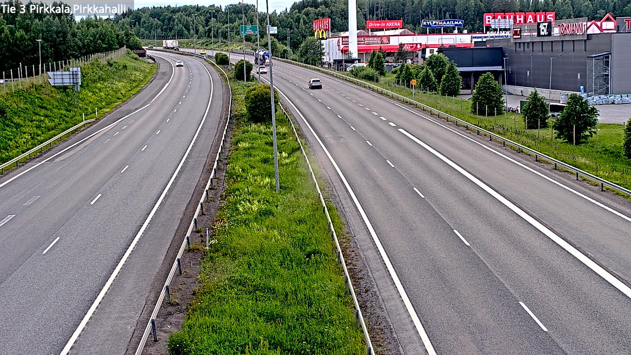 Kelikamerat Kuva Tie 3 Pirkkala, Pirkkahalli, Pirkkala, Pirkanmaa