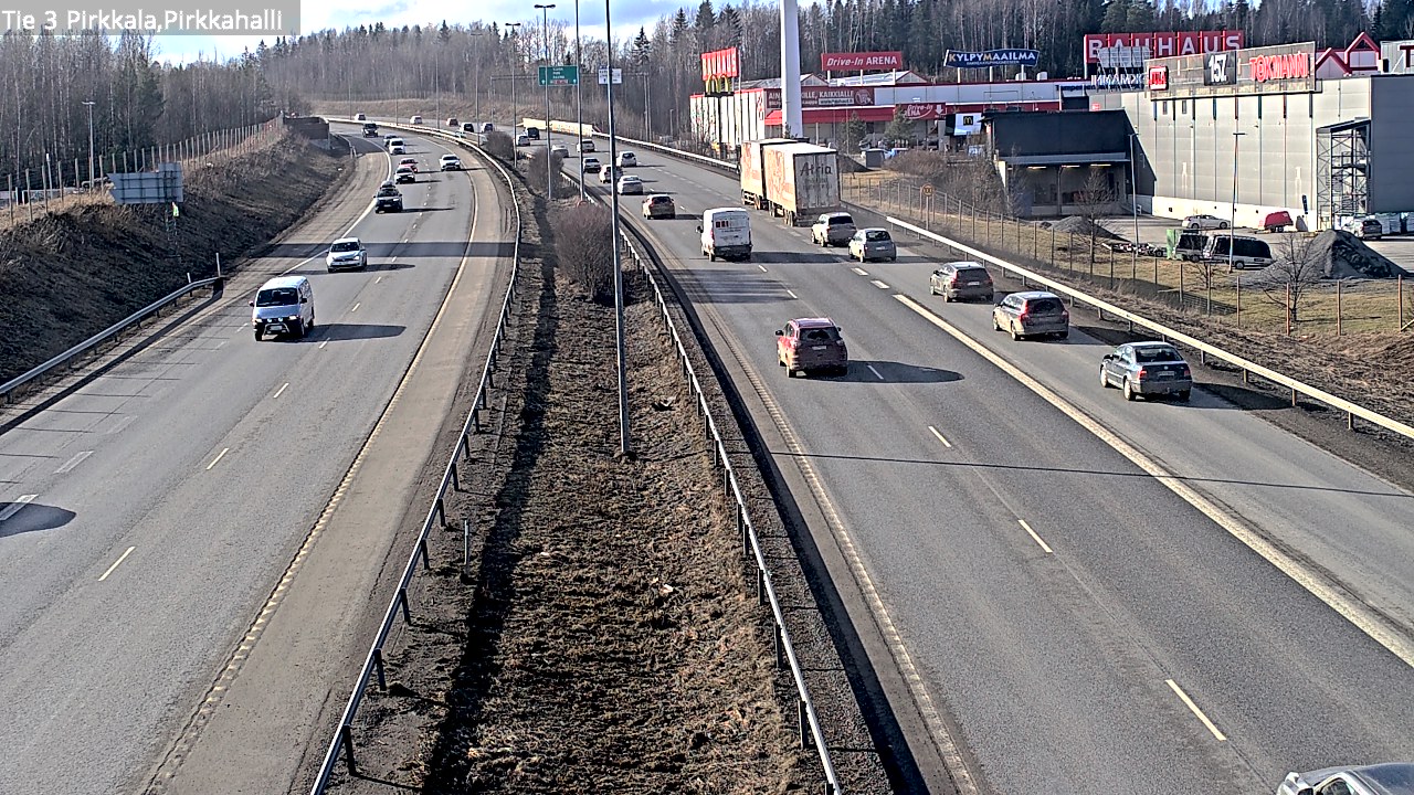 Weather Camera Image Väg 3 Birkala, Pirkkahalli, Pirkkala, Pirkanmaa